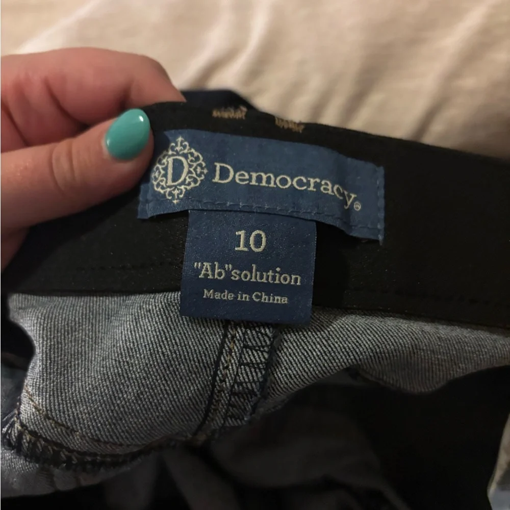 Democracy “Ab”solution® Booty Lift Straight Leg Jeans – Indigo Denim – Size 10 - Picture 4 of 10